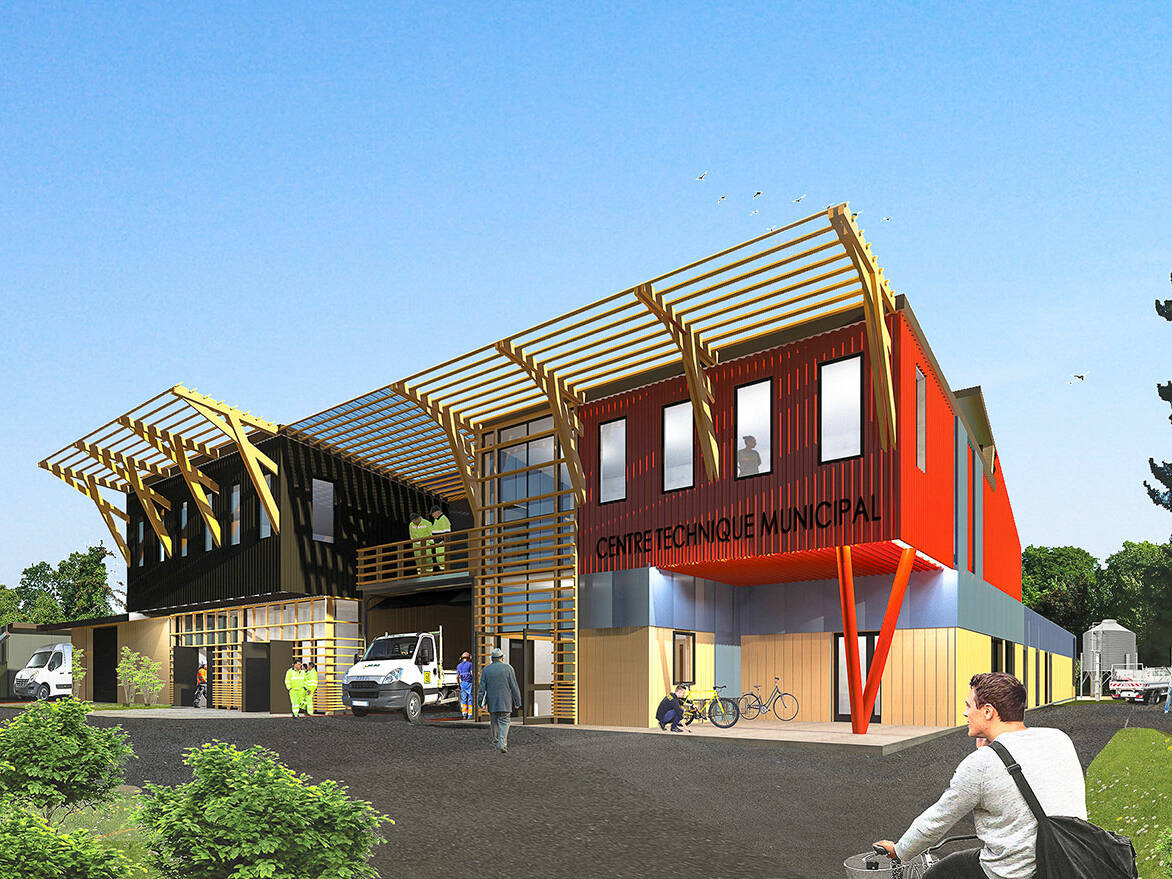 Centre technique municipal de Chilly-Mazarin – KOYA architectes